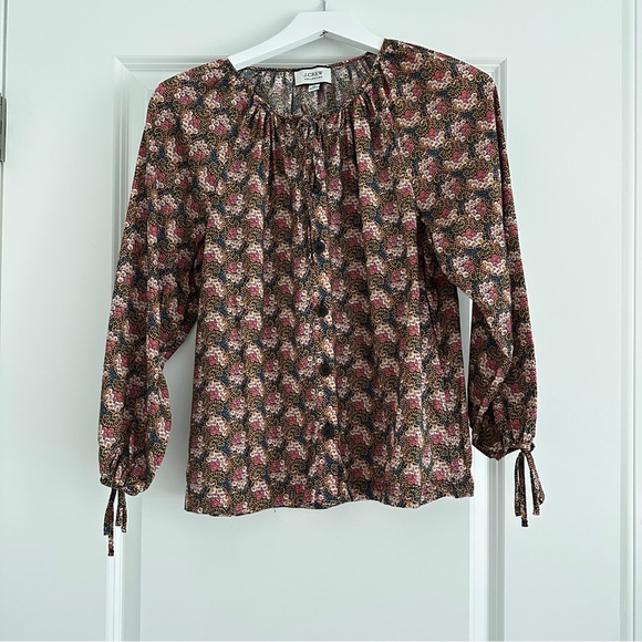 J. Crew Multicolor Floral Blouse - Picture 1 of 4
